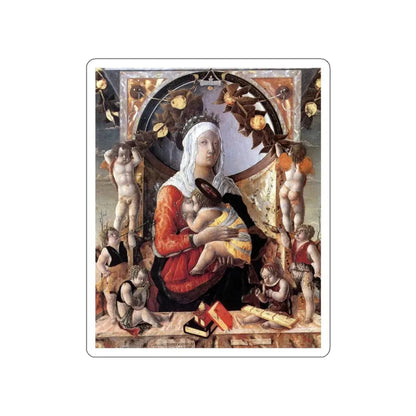 ZOPPO, Marco - Madonna and Child with Angels (Artwork) STICKER Vinyl Die-Cut Decal White Die-Cut 3 Inch - The Sticker Space