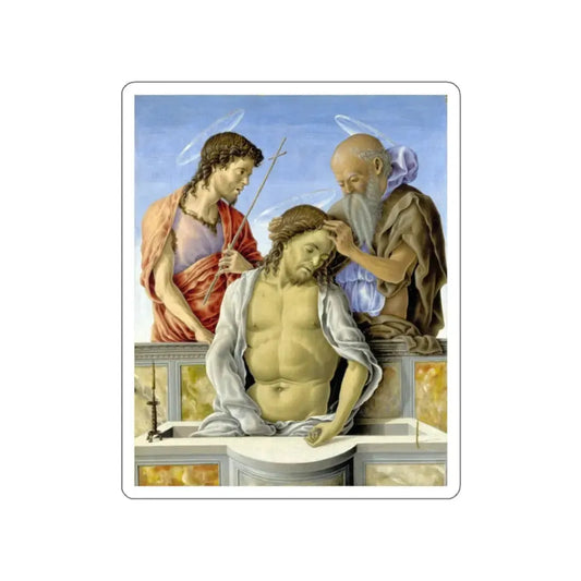 ZOPPO, Marco - The Dead Christ supported by Saints (Artwork) STICKER Vinyl Die-Cut Decal White Die-Cut 2 Inch - The Sticker Space