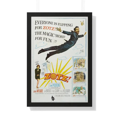 ZOTZ! 1962 - Framed Movie Poster 20" x 30" Black - The Sticker Space