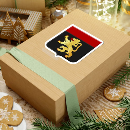 Zoutleeuw wapen (Belgium) (Coat of Arms) STICKER Vinyl Kiss-Cut Decal - The Sticker Space