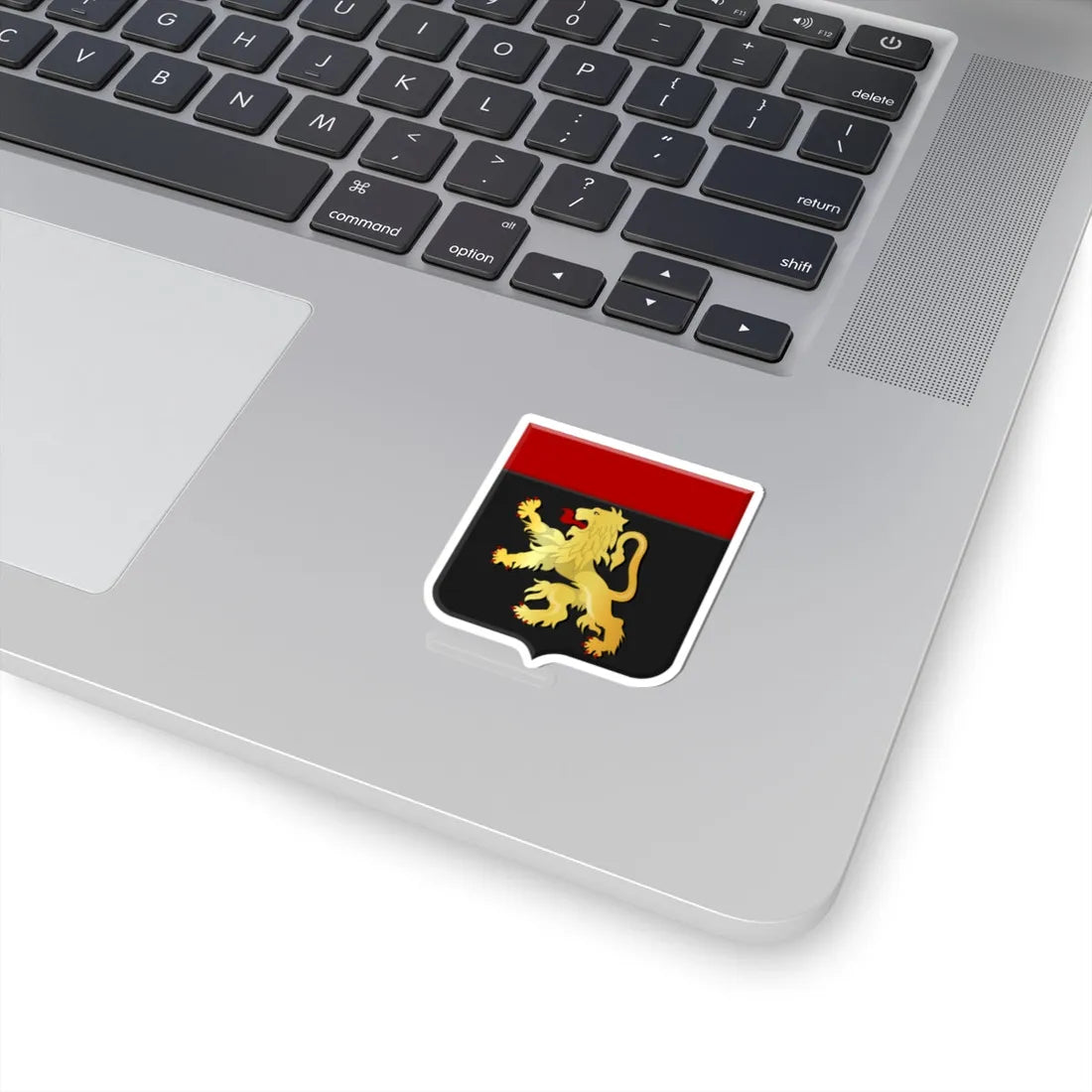 Zoutleeuw wapen (Belgium) (Coat of Arms) STICKER Vinyl Kiss-Cut Decal - The Sticker Space