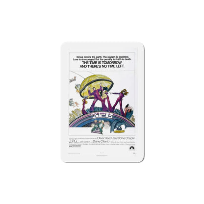 ZPG 1972 Movie Poster Refrigerator Magnet 6 Inch - The Sticker Space