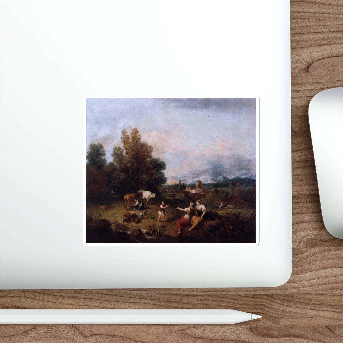 ZUCCARELLI, Francesco - Landscape (Artwork) STICKER Vinyl Die-Cut Decal-The Sticker Space