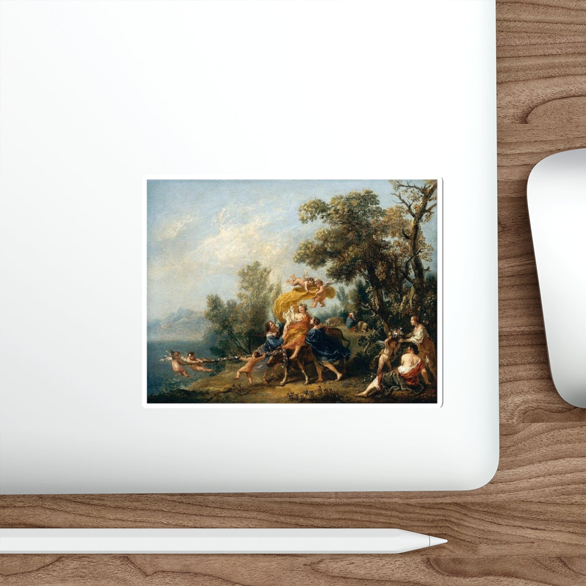 ZUCCARELLI, Francesco - Rape of Europa (Artwork) STICKER Vinyl Die-Cut Decal-The Sticker Space