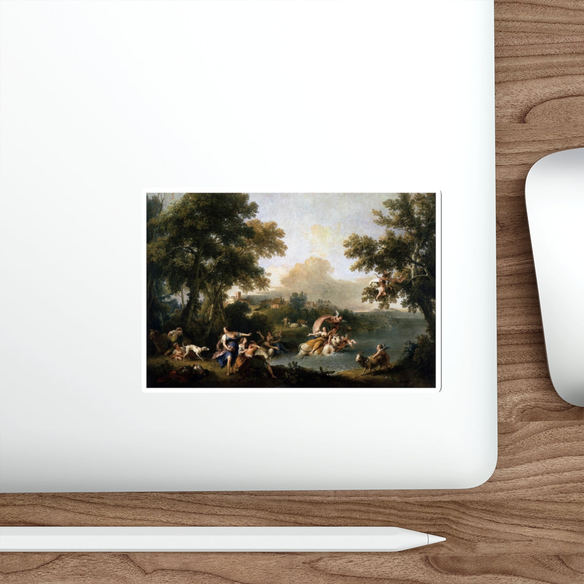 ZUCCARELLI, Francesco - The Rape of Europa (Artwork) STICKER Vinyl Die-Cut Decal-The Sticker Space