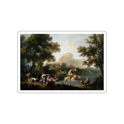 ZUCCARELLI, Francesco - The Rape of Europa (Artwork) STICKER Vinyl Die-Cut Decal White Die-Cut 3 Inch - The Sticker Space