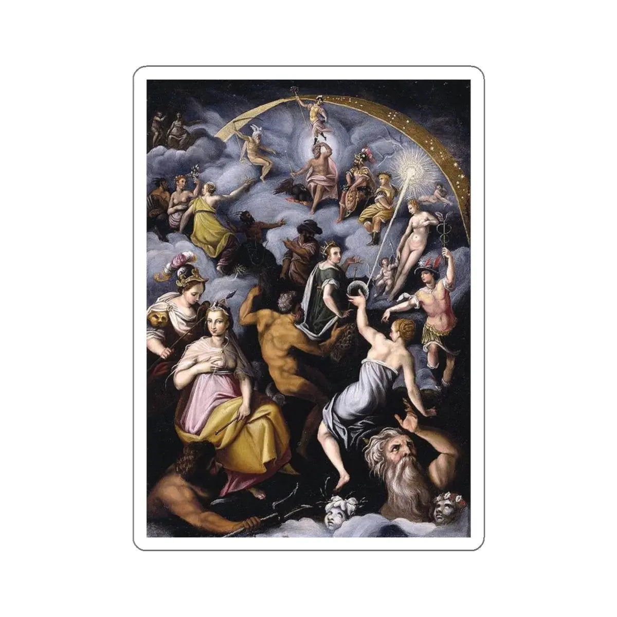 SKU:32558259981735051584 Sticker types:White Shape:Die-Cut Sizes:4" × 4"