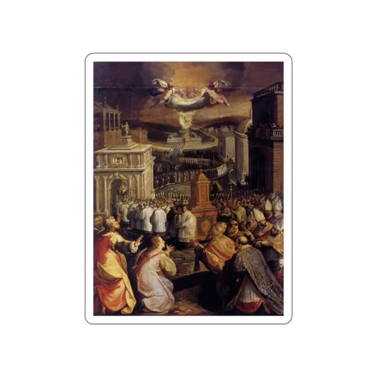 ZUCCHI, Jacopo - The Miracle of the Snow (Artwork) STICKER Vinyl Die-Cut Decal White Die-Cut 2 Inch - The Sticker Space