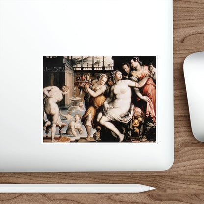 ZUCCHI, Jacopo - The Toilet of Bathsheba (Artwork) STICKER Vinyl Die-Cut Decal-The Sticker Space