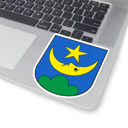Zuchwil-blazon (Switzerland) (Coat of Arms) STICKER Vinyl Kiss-Cut Decal - The Sticker Space