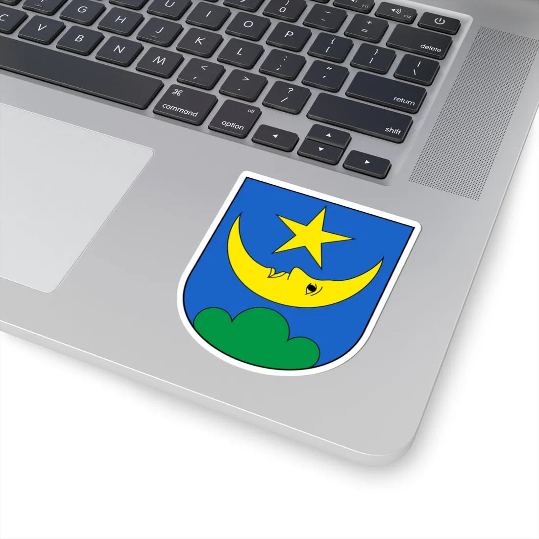 Zuchwil-blazon (Switzerland) (Coat of Arms) STICKER Vinyl Kiss-Cut Decal - The Sticker Space