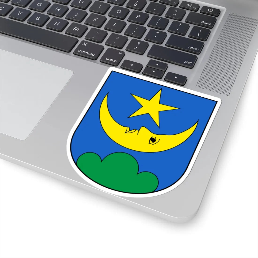 Zuchwil-blazon (Switzerland) (Coat of Arms) STICKER Vinyl Kiss-Cut Decal - The Sticker Space