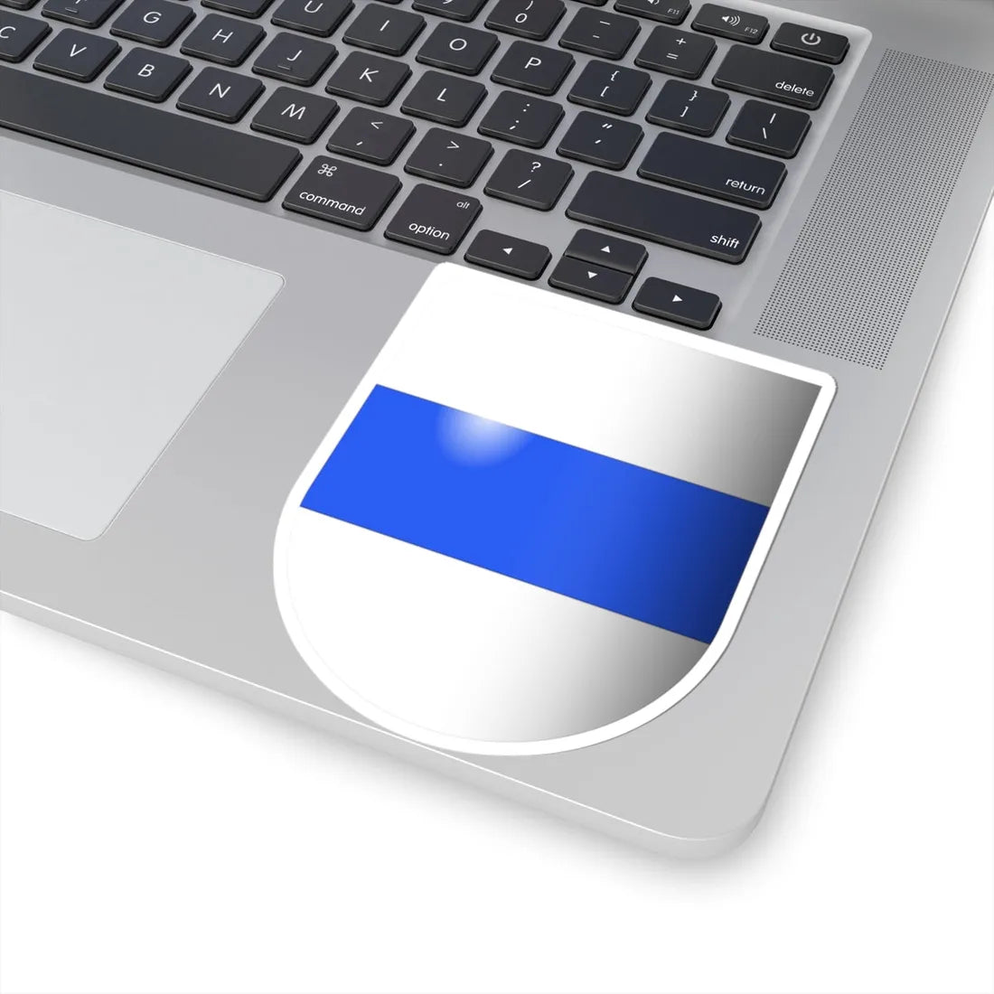 Zug-coat of arms 3d (Switzerland) (Coat of Arms) STICKER Vinyl Kiss-Cut Decal - The Sticker Space