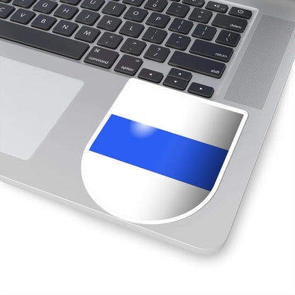 Zug-coat of arms 3d (Switzerland) (Coat of Arms) STICKER Vinyl Kiss-Cut Decal - The Sticker Space