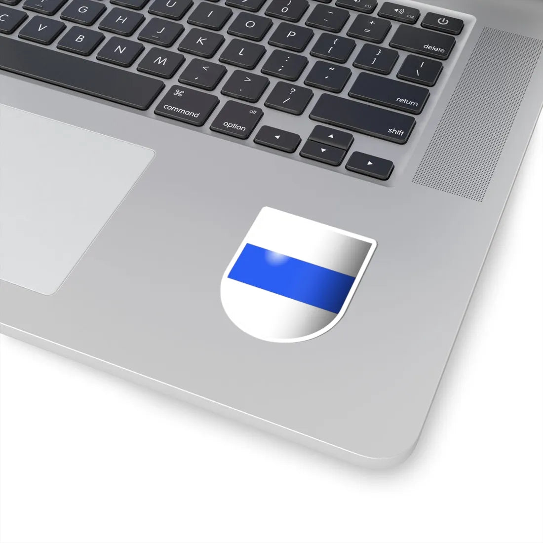 Zug-coat of arms 3d (Switzerland) (Coat of Arms) STICKER Vinyl Kiss-Cut Decal - The Sticker Space