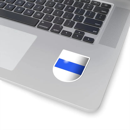 Zug-coat of arms 3d (Switzerland) (Coat of Arms) STICKER Vinyl Kiss-Cut Decal - The Sticker Space