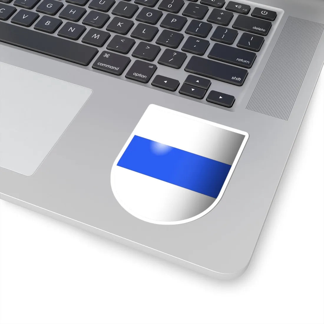 Zug-coat of arms 3d (Switzerland) (Coat of Arms) STICKER Vinyl Kiss-Cut Decal - The Sticker Space