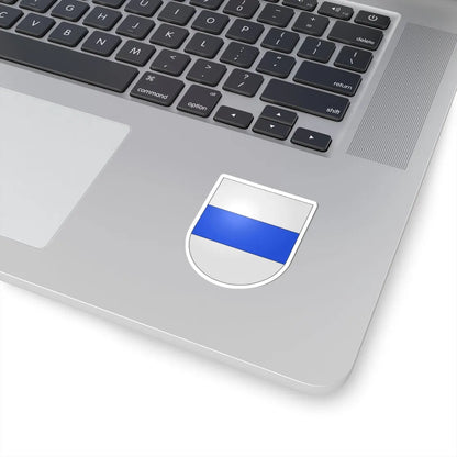 Zug-coat of arms (Switzerland) (Coat of Arms) STICKER Vinyl Kiss-Cut Decal - The Sticker Space