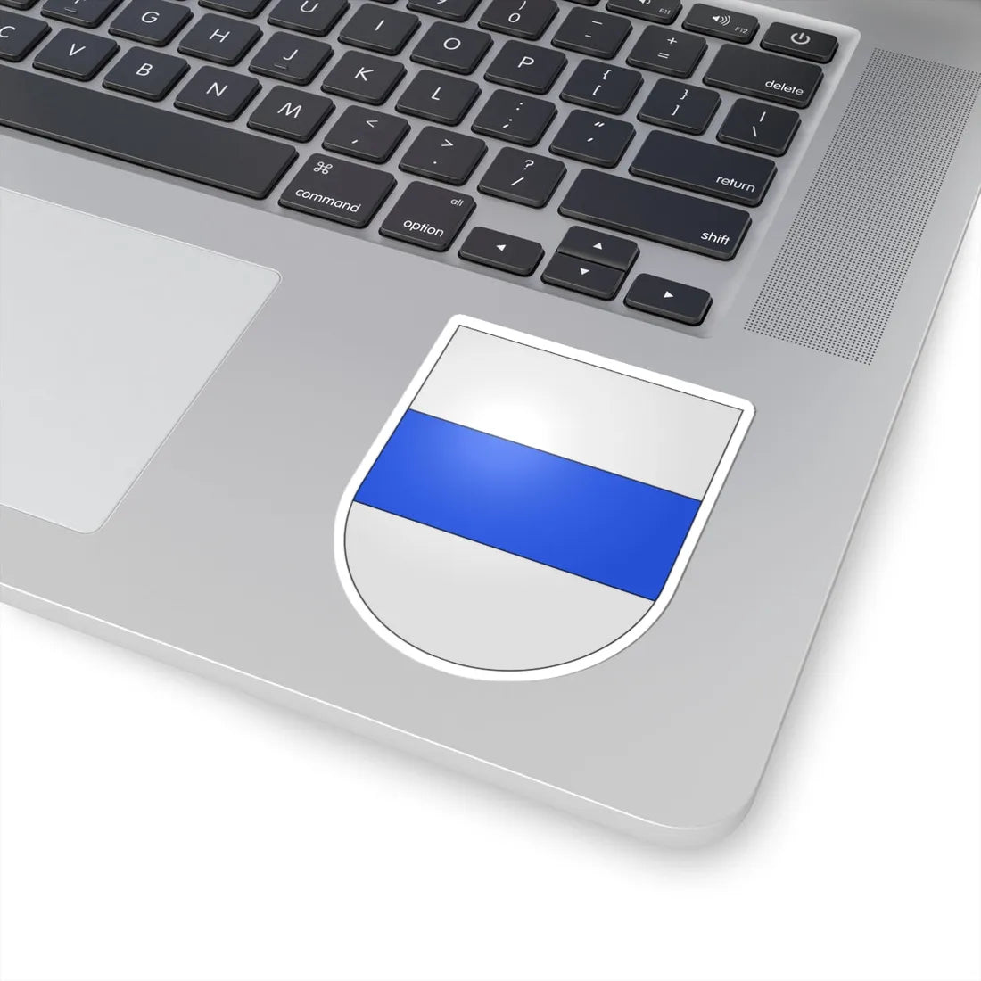 Zug-coat of arms (Switzerland) (Coat of Arms) STICKER Vinyl Kiss-Cut Decal - The Sticker Space