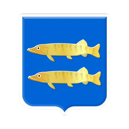 Zuid- en Noord-Schermer wapen (Netherlands) (Coat of Arms) STICKER Vinyl Kiss-Cut Decal 2 Inch White - The Sticker Space