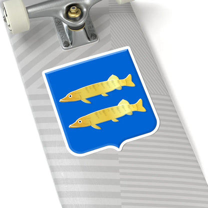 Zuid- en Noord-Schermer wapen (Netherlands) (Coat of Arms) STICKER Vinyl Kiss-Cut Decal - The Sticker Space