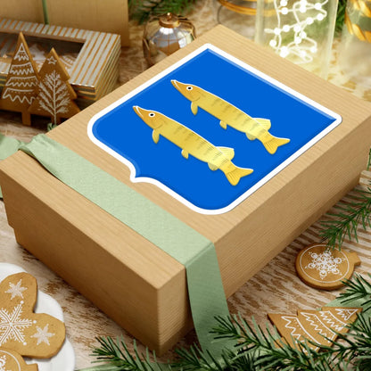 Zuid- en Noord-Schermer wapen (Netherlands) (Coat of Arms) STICKER Vinyl Kiss-Cut Decal - The Sticker Space