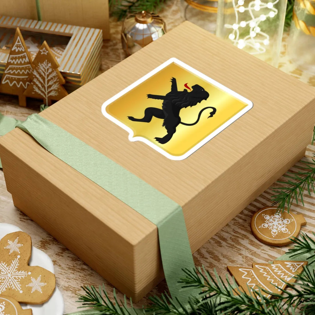 Zuid Scharwoude-wapen (Netherlands) (Coat of Arms) STICKER Vinyl Kiss-Cut Decal - The Sticker Space