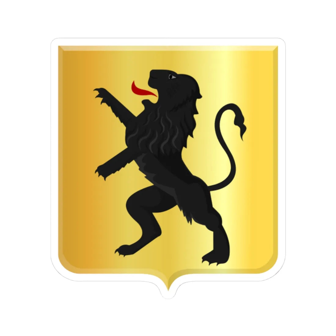 Zuid Scharwoude-wapen (Netherlands) (Coat of Arms) STICKER Vinyl Kiss-Cut Decal - The Sticker Space