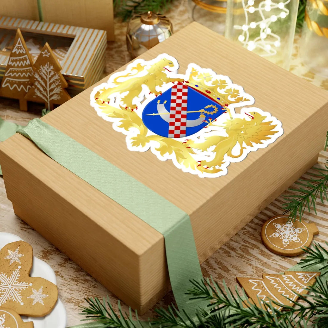 Zuidhorn wapen (Netherlands) (Coat of Arms) STICKER Vinyl Kiss-Cut Decal - The Sticker Space