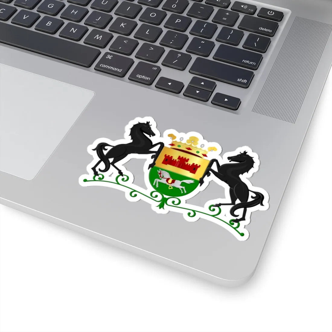 Zuidlaren wapen (Netherlands) (Coat of Arms) STICKER Vinyl Kiss-Cut Decal - The Sticker Space