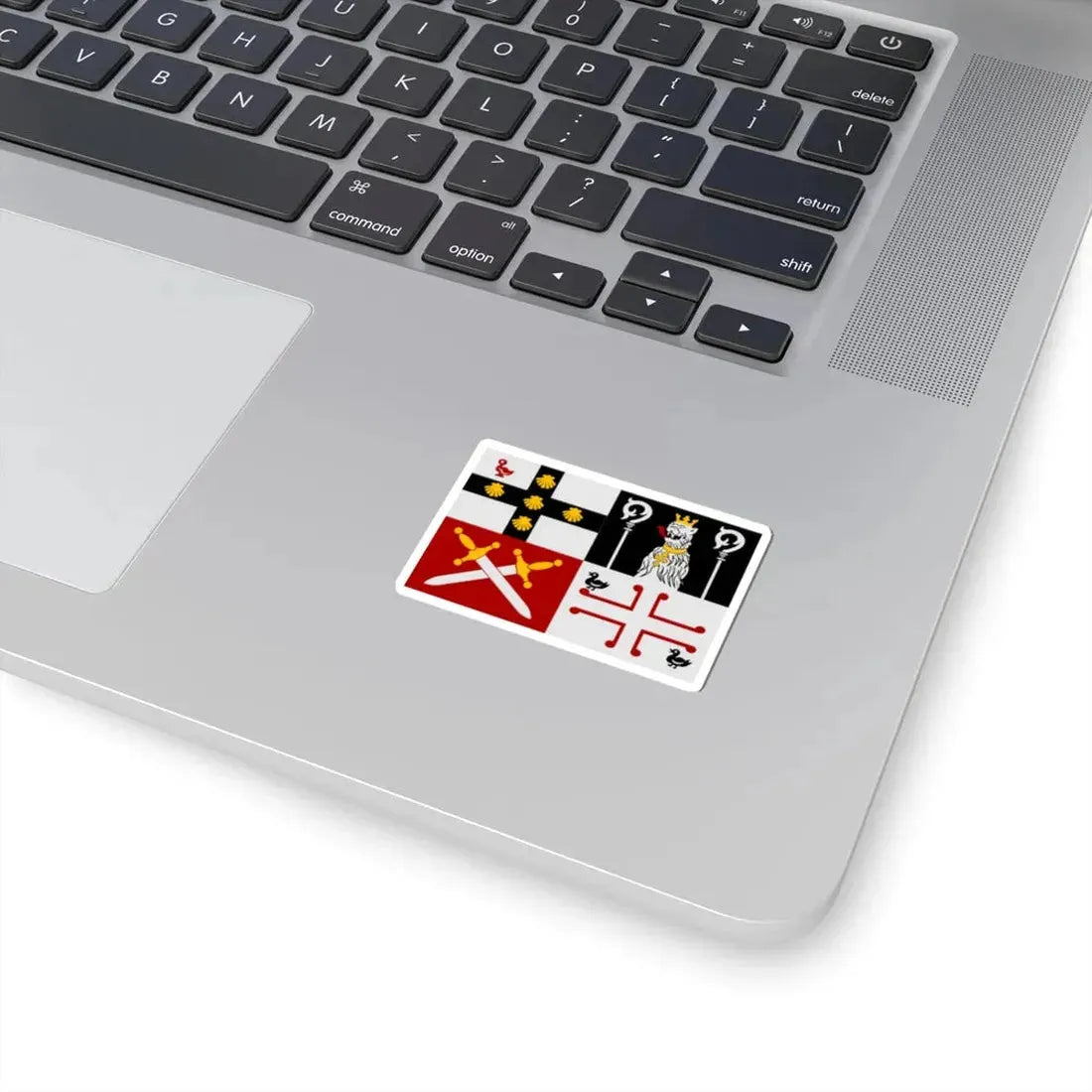 Zuienkerke vlag (Belgium) STICKER Vinyl Kiss-Cut Decal - The Sticker Space