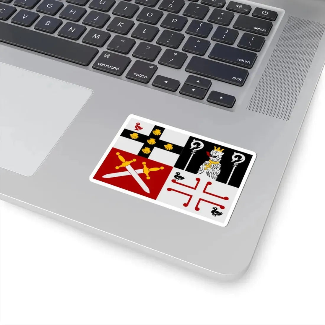 Zuienkerke vlag (Belgium) STICKER Vinyl Kiss-Cut Decal - The Sticker Space
