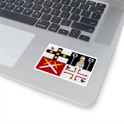 Zuienkerke vlag (Belgium) STICKER Vinyl Kiss-Cut Decal - The Sticker Space