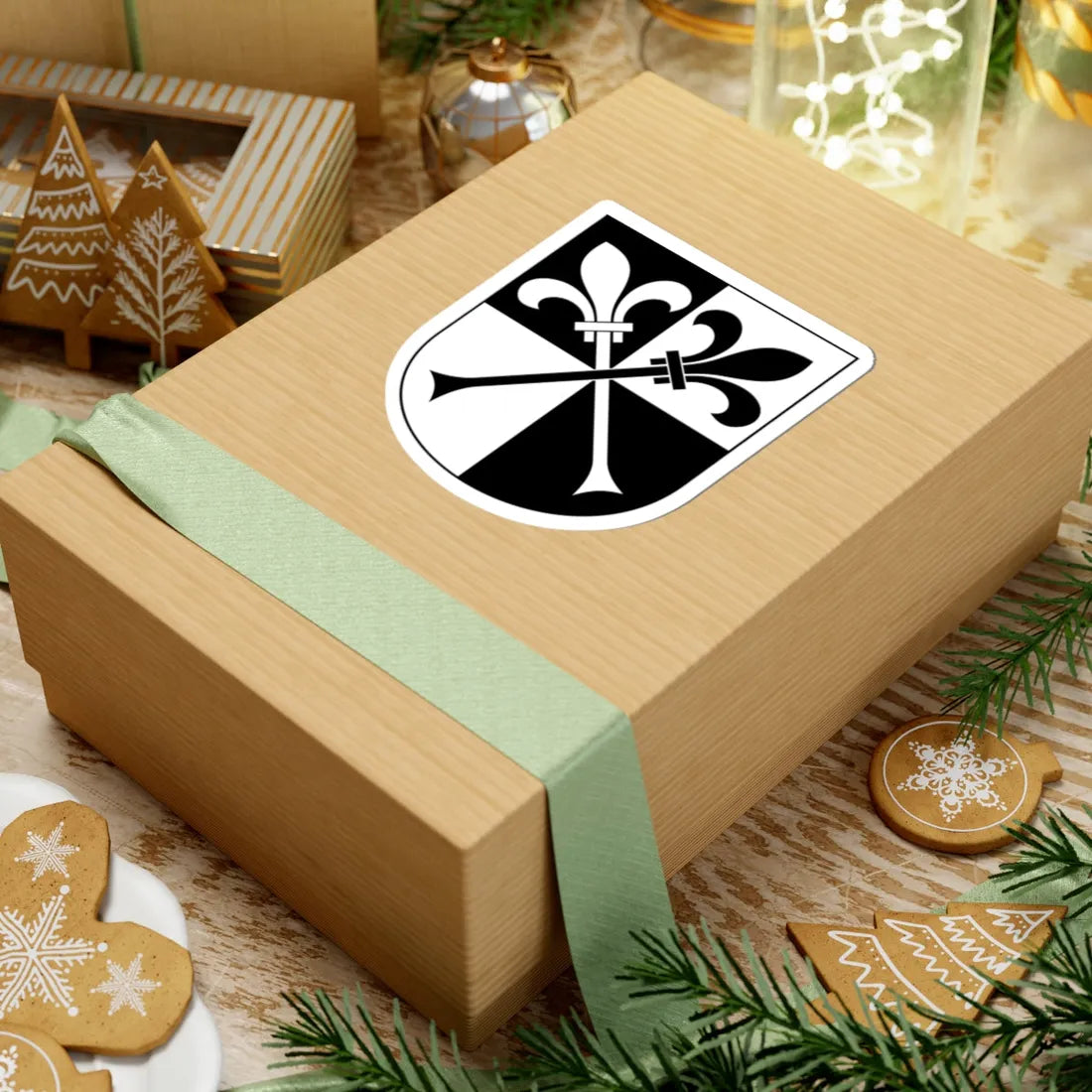 Zullwil-blazon (Switzerland) (Coat of Arms) STICKER Vinyl Kiss-Cut Decal - The Sticker Space