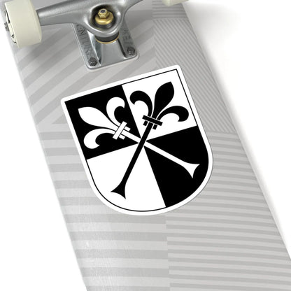 Zullwil-blazon (Switzerland) (Coat of Arms) STICKER Vinyl Kiss-Cut Decal - The Sticker Space