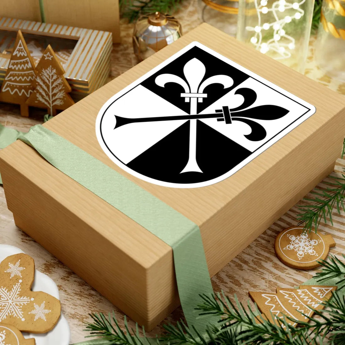 Zullwil-blazon (Switzerland) (Coat of Arms) STICKER Vinyl Kiss-Cut Decal - The Sticker Space