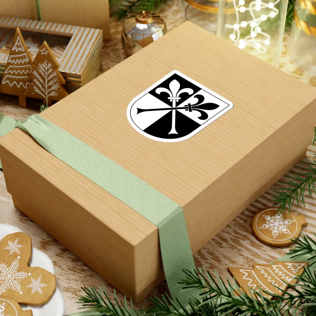 Zullwil-blazon (Switzerland) (Coat of Arms) STICKER Vinyl Kiss-Cut Decal - The Sticker Space