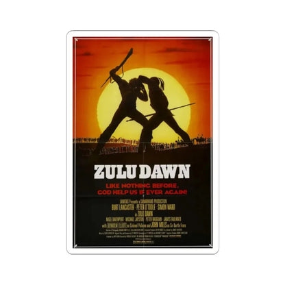 Zulu Dawn 1979 Movie Poster - STICKER Vinyl Kiss-Cut Decal 2 Inch White - The Sticker Space