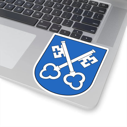 Zumikon-blazon (Switzerland) (Coat of Arms) STICKER Vinyl Kiss-Cut Decal - The Sticker Space