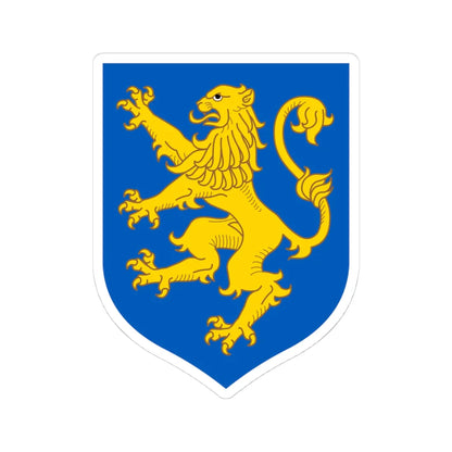 ZUNR coa (Ukraine) (Coat of Arms) STICKER Vinyl Kiss-Cut Decal 4 Inch White - The Sticker Space