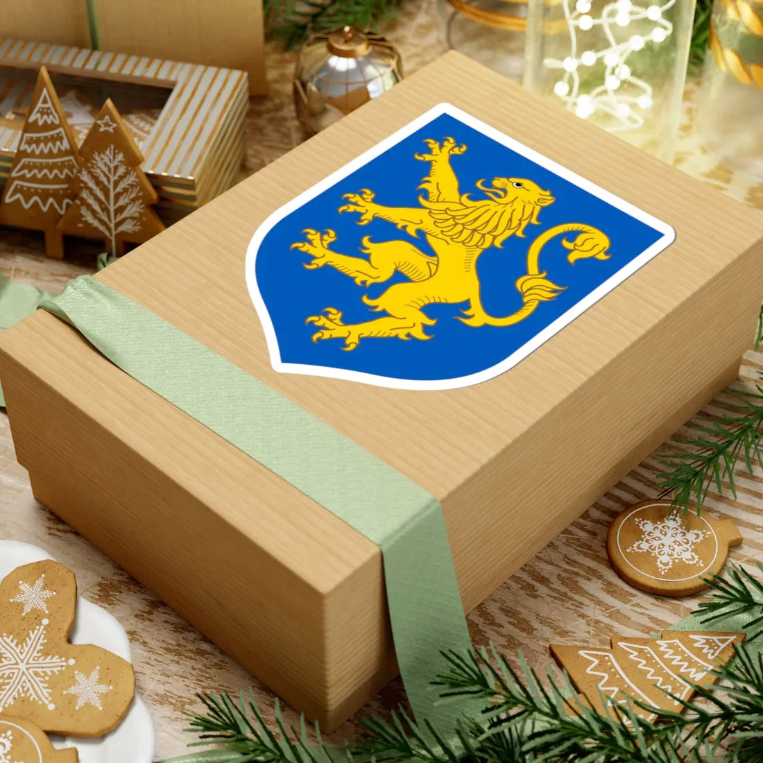 ZUNR coa (Ukraine) (Coat of Arms) STICKER Vinyl Kiss-Cut Decal - The Sticker Space