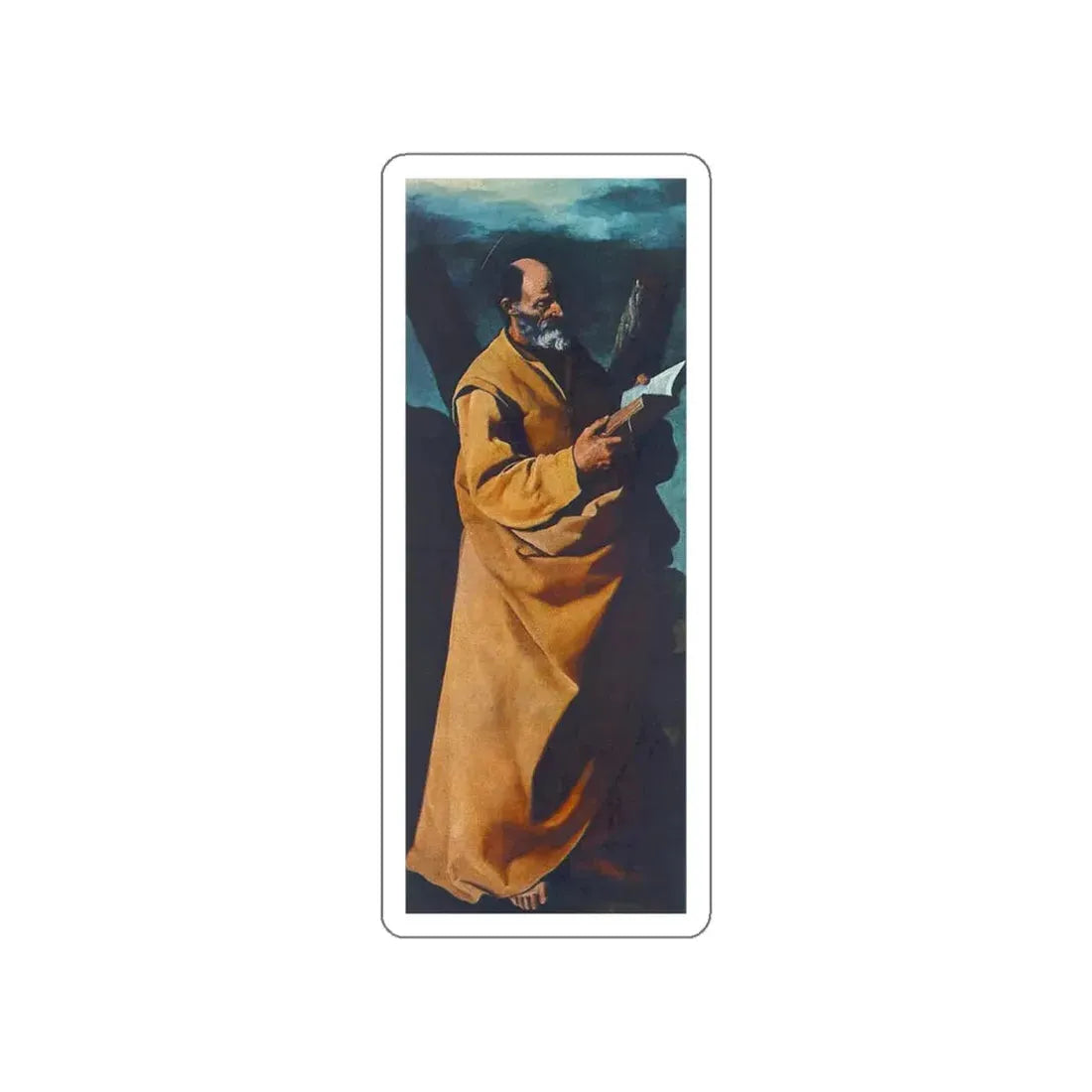 ZURBARAN, Francisco de - Apostle St Andrew (Artwork) STICKER Vinyl Die-Cut Decal - The Sticker Space