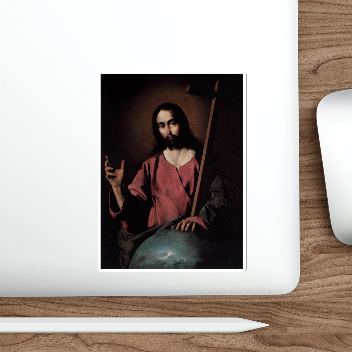 ZURBARAN, Francisco de - Christ Blessing (Artwork) STICKER Vinyl Die-Cut Decal-The Sticker Space