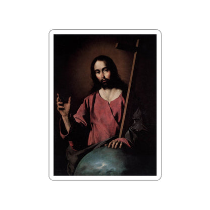 ZURBARAN, Francisco de - Christ Blessing (Artwork) STICKER Vinyl Die-Cut Decal-White-The Sticker Space