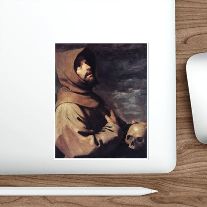 ZURBARAN, Francisco de - St Francis (Artwork) STICKER Vinyl Die-Cut Decal-The Sticker Space