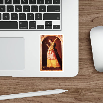 ZURBARAN, Francisco de - St. Apolonia (Artwork) STICKER Vinyl Die-Cut Decal-The Sticker Space