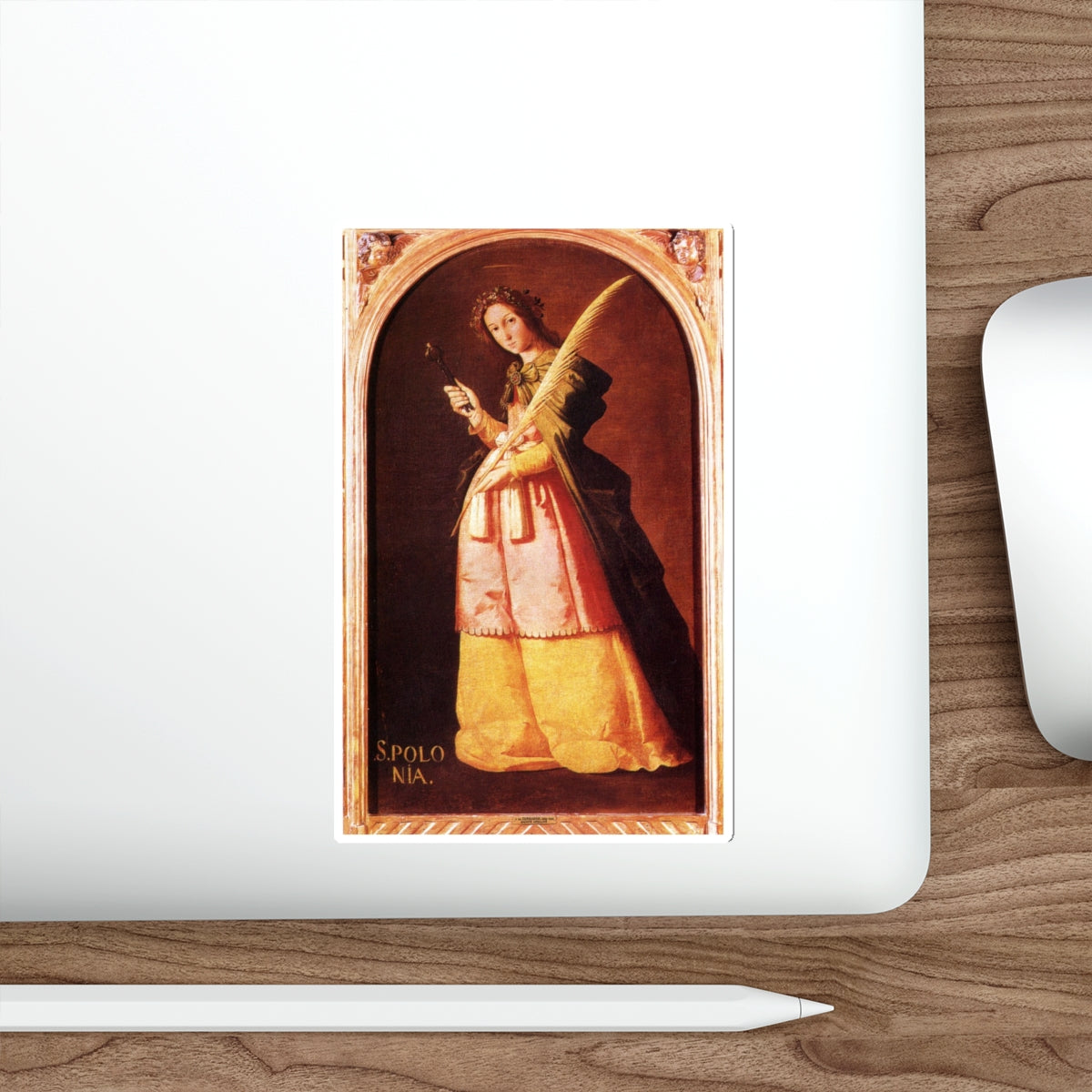 ZURBARAN, Francisco de - St. Apolonia (Artwork) STICKER Vinyl Die-Cut Decal-The Sticker Space