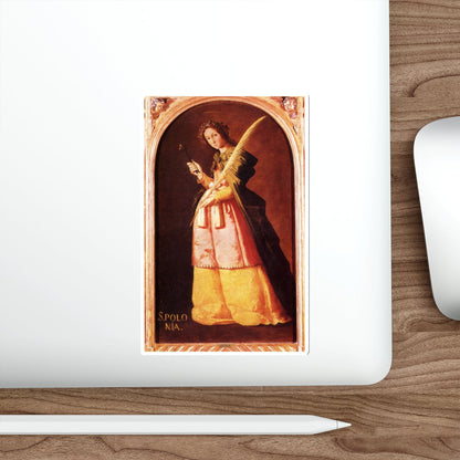 ZURBARAN, Francisco de - St. Apolonia (Artwork) STICKER Vinyl Die-Cut Decal-The Sticker Space