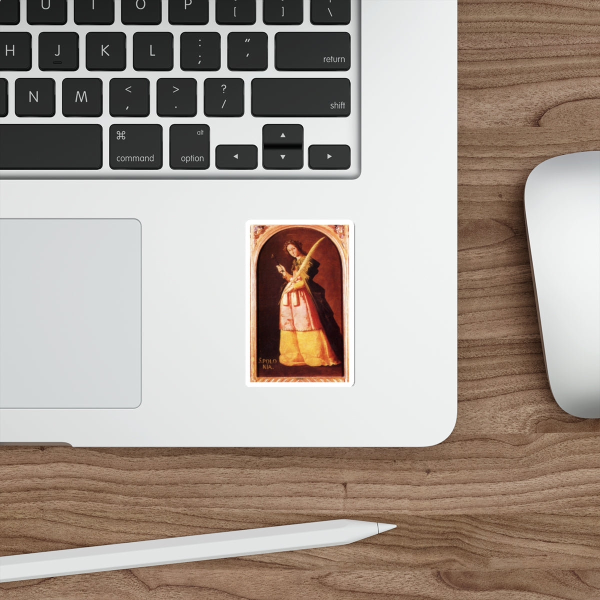 ZURBARAN, Francisco de - St. Apolonia (Artwork) STICKER Vinyl Die-Cut Decal-The Sticker Space