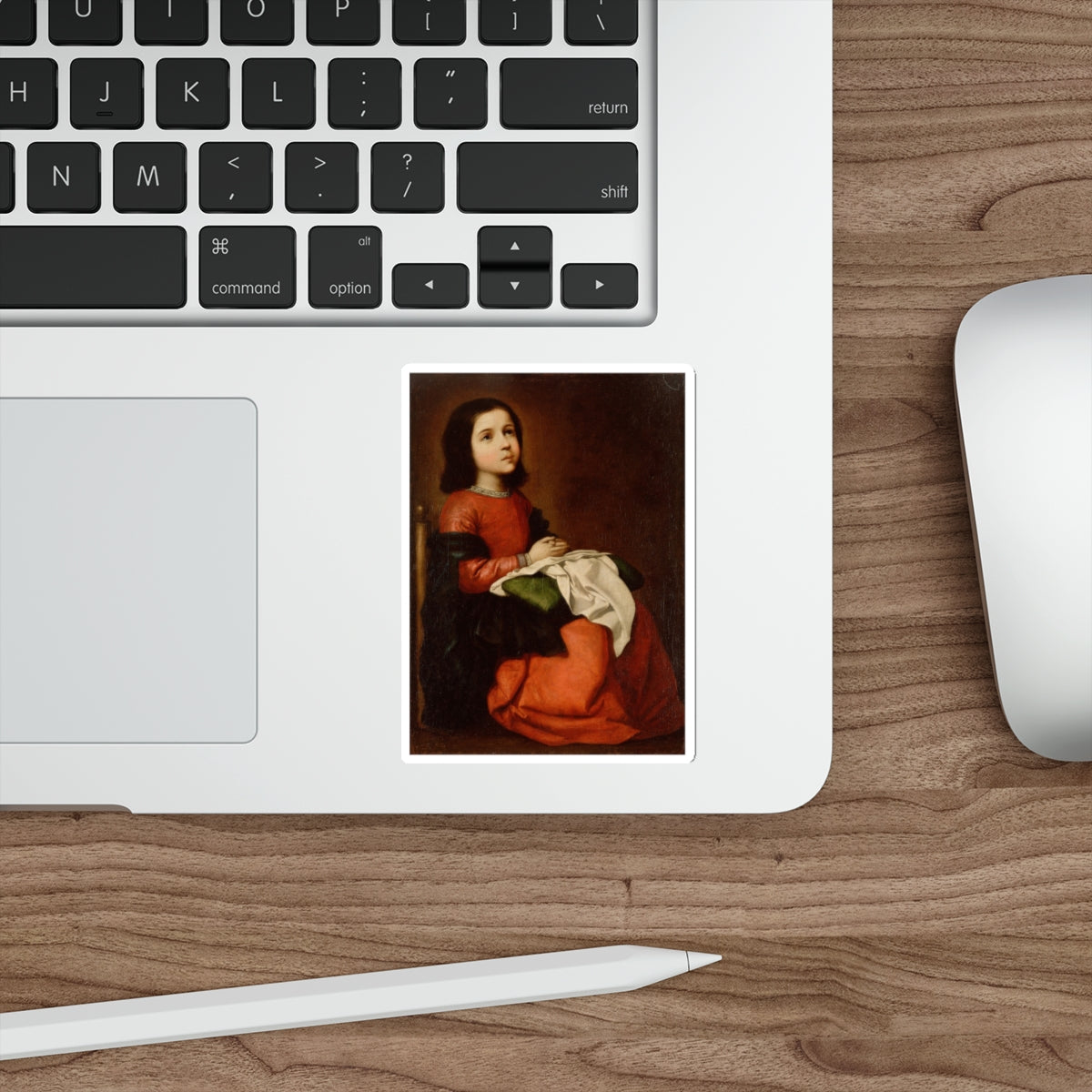 ZURBARAN, Francisco de - The Childhood of the Virgin (Artwork) STICKER Vinyl Die-Cut Decal-The Sticker Space